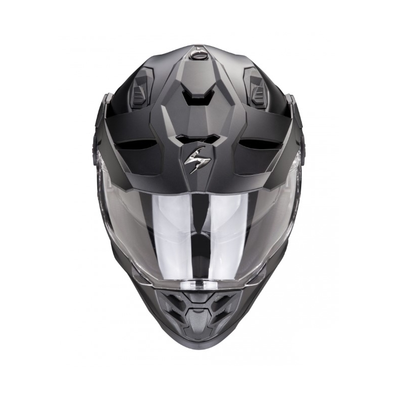 Enduro-motorcykelhjelm SCORPION ADF-9000 AIR Solid pearl black matt - II. kvalitet