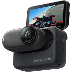 Insta360 GO 3S Motorcykel In-Helm POV Bundle Actionkamera Sort