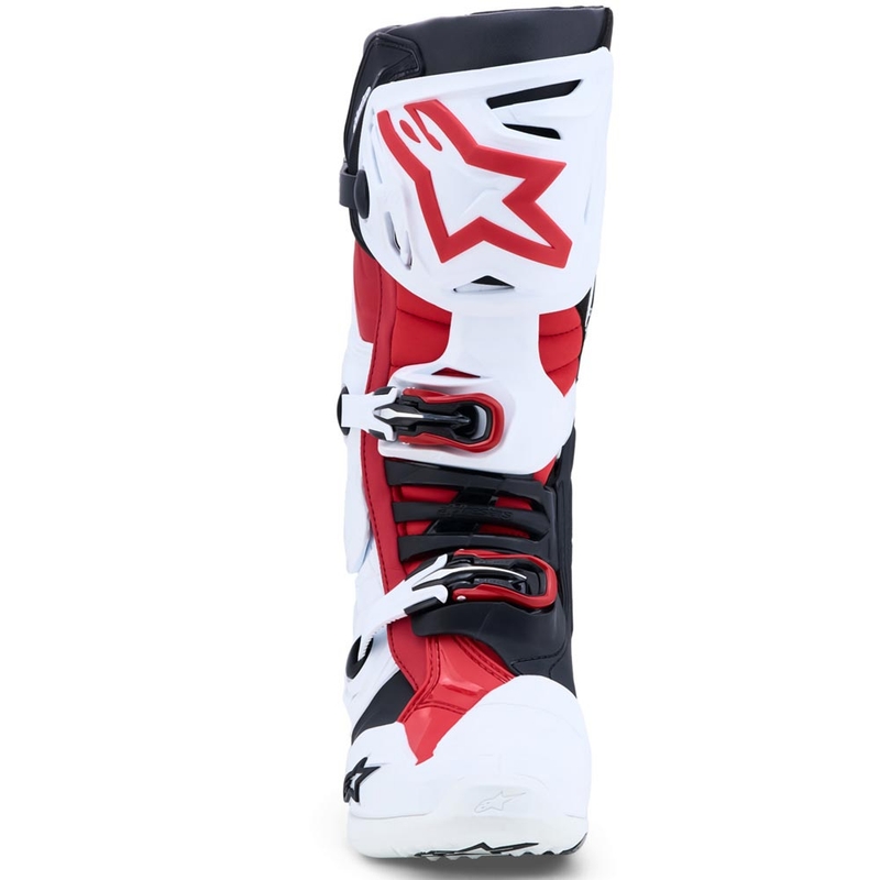 Alpinestars TECH 10 motocrossstøvler hvid-sort-rød