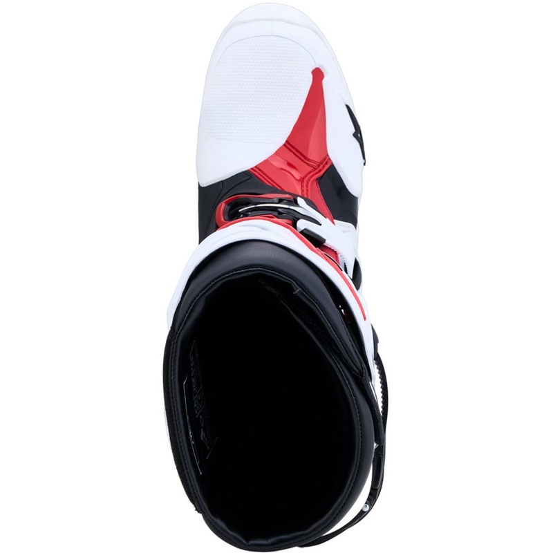 Alpinestars TECH 10 motocrossstøvler hvid-sort-rød