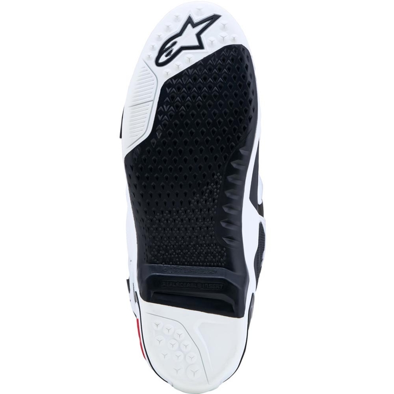 Alpinestars TECH 10 motocrossstøvler hvid-sort-rød