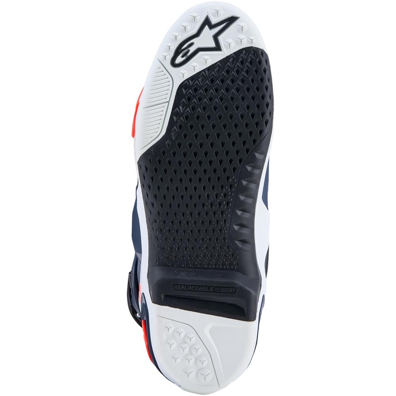 Alpinestars TECH 10 Supervented motocrossstøvler mørkeblå-hvid-sort-lilla