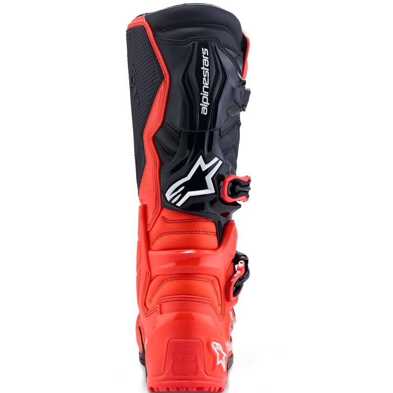 Alpinestars TECH 7 Enduro motorcykelstøvler fluo rød-sort
