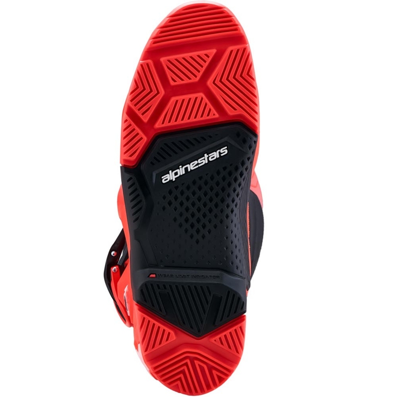 Alpinestars TECH 7 Enduro motorcykelstøvler fluo rød-sort