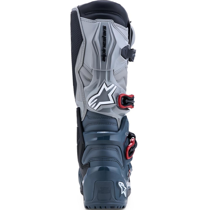 Motorcykelstøvler Alpinestars TECH 7 Enduro Drystar, Mørkegrå-Lysegrå-Rød