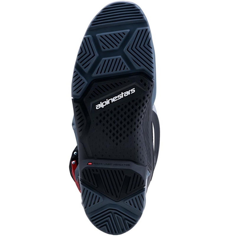 Motorcykelstøvler Alpinestars TECH 7 Enduro Drystar, Mørkegrå-Lysegrå-Rød