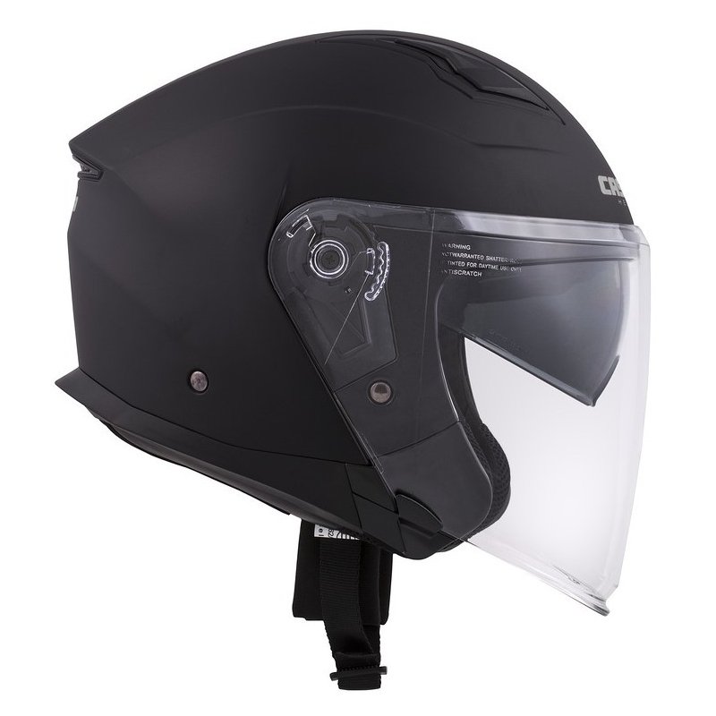 Cassida Jet Tech Open Motorcykelhjelm Sort Mat