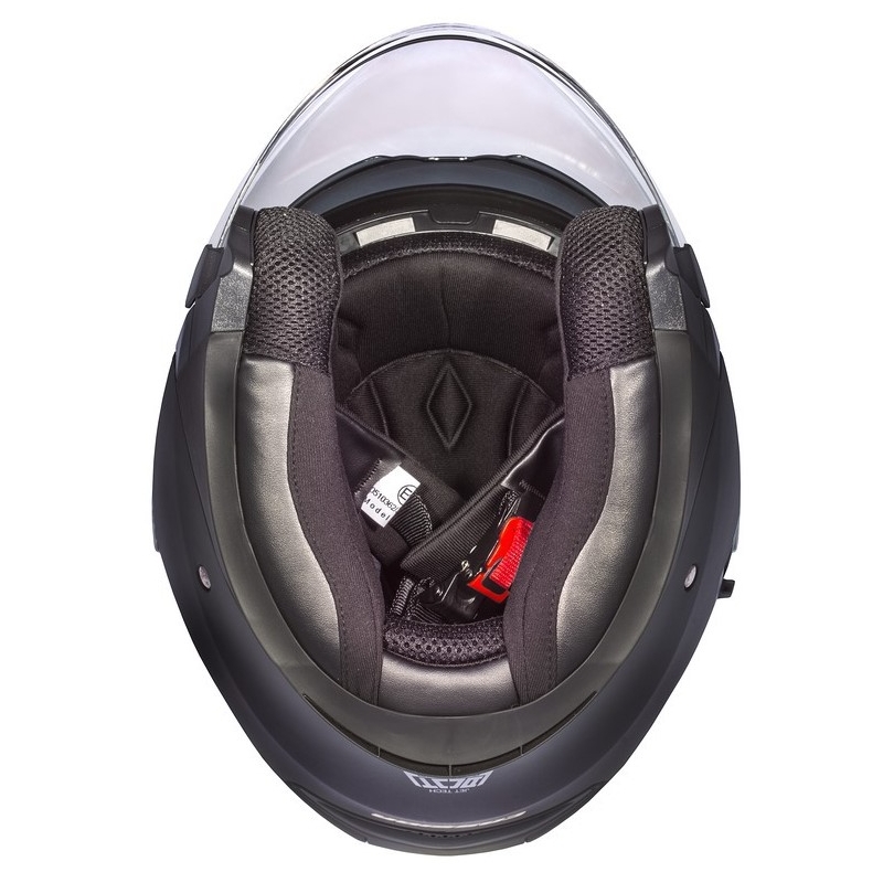 Cassida Jet Tech Open Motorcykelhjelm Sort Mat