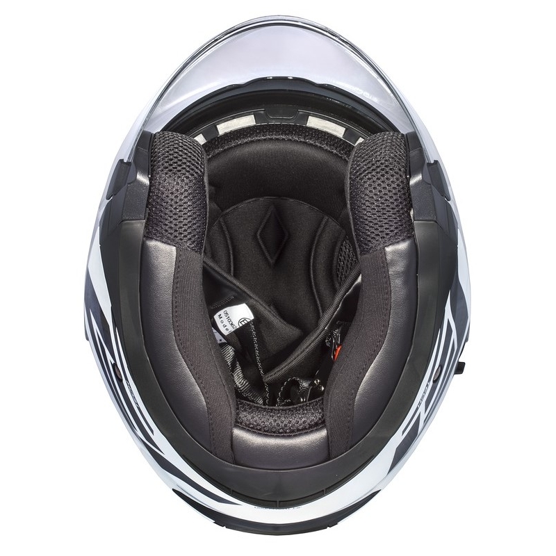 Cassida Jet Tech Corso Open Motorcykelhjelm Sort og hvid