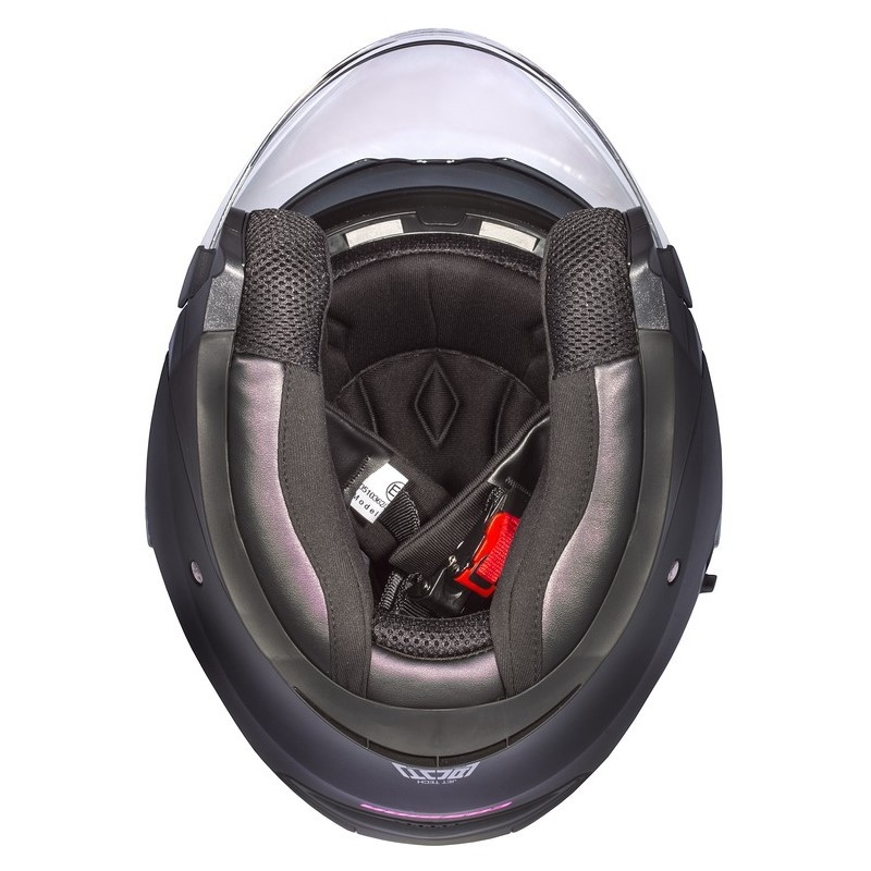 Cassida Jet Tech Open Motorcykelhjelm Sort og Pink