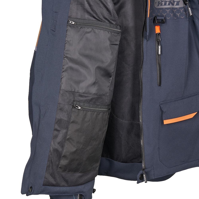 Motocrossjakke KINI Red Bull EXC 2.0 antracit-beige