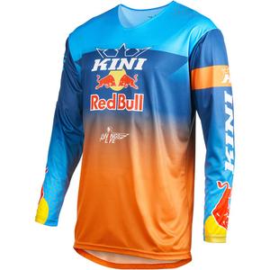 Motocross trøje KINI Red Bull 1.0 Rallye blå-orange