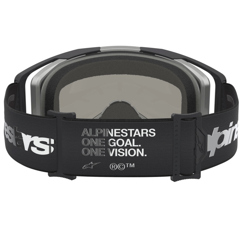 Alpinestars Vision 8 Amber motocrossbriller sort-sølv
