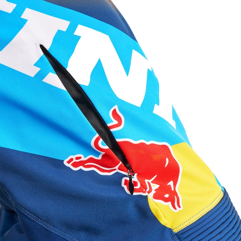 KINI Red Bull 1.0 Rallye motocrossbukser blå-orange