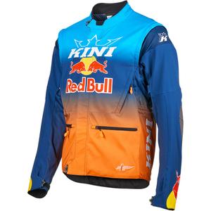 Motocrossjakke KINI Red Bull 1.0 Rallye blå-orange