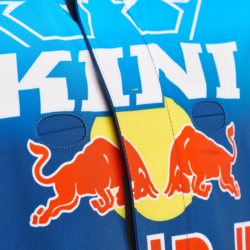 Motocrossjakke KINI Red Bull 1.0 Rallye blå-orange