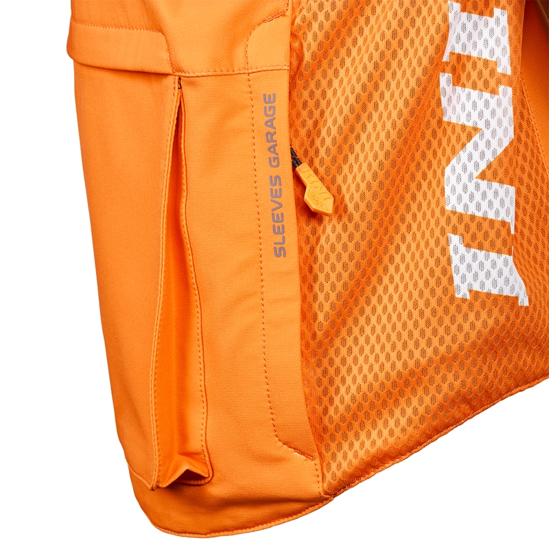 Motocrossjakke KINI Red Bull 1.0 Rallye blå-orange