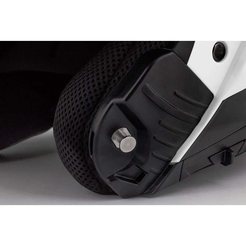 Cassida Compress 2.0 Refraction hvid-sort-fluogul motorcykelhjelm