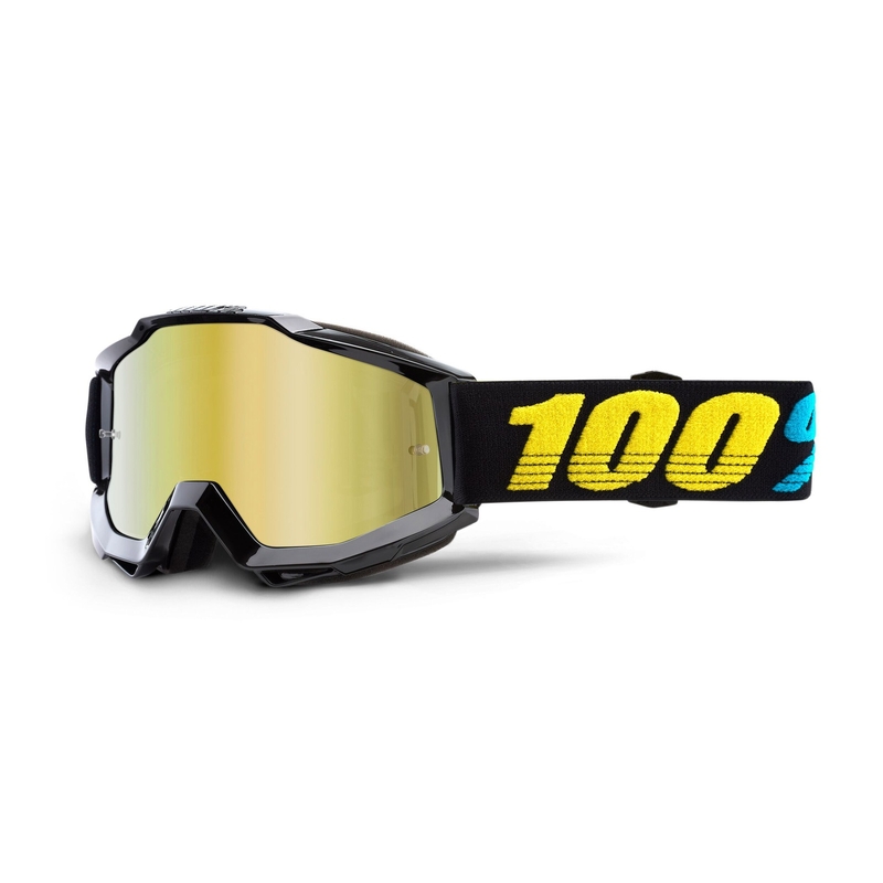 Motokrosové brýle 100% Accuri VIRGO (zlaté zrcadlové plexi)
