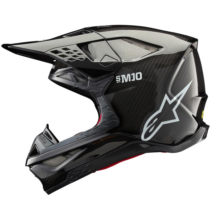 Alpinestars Supertech S-M10 Solid FIM2 motocrosshjelm, sort