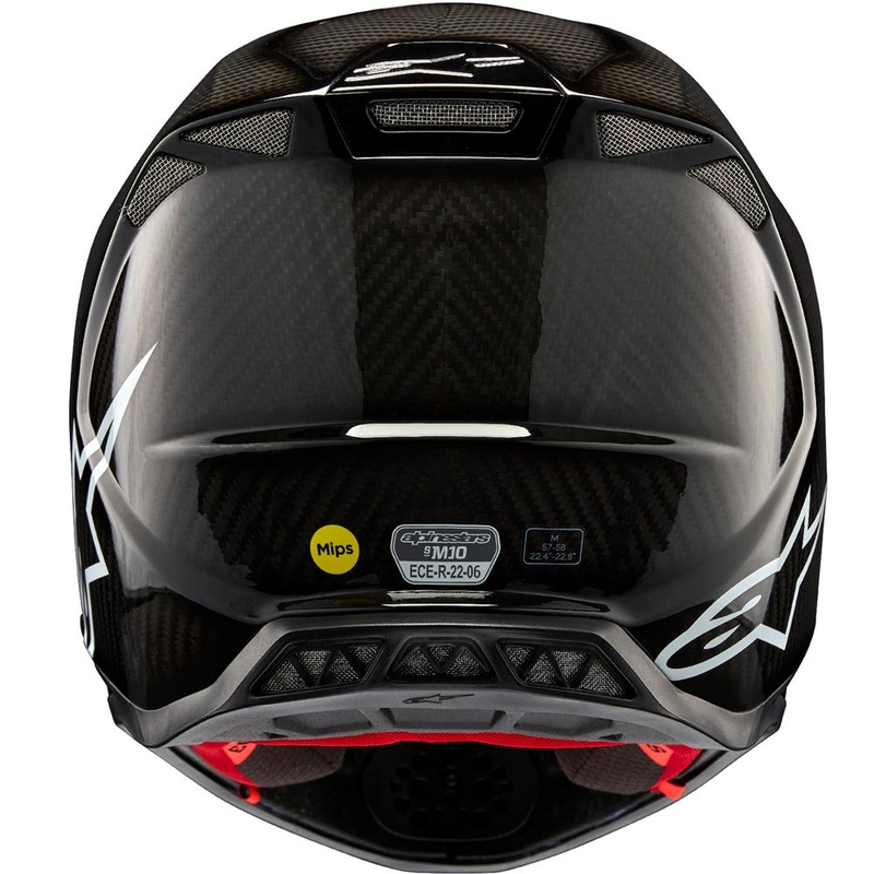 Alpinestars Supertech S-M10 Solid FIM2 motocrosshjelm, sort