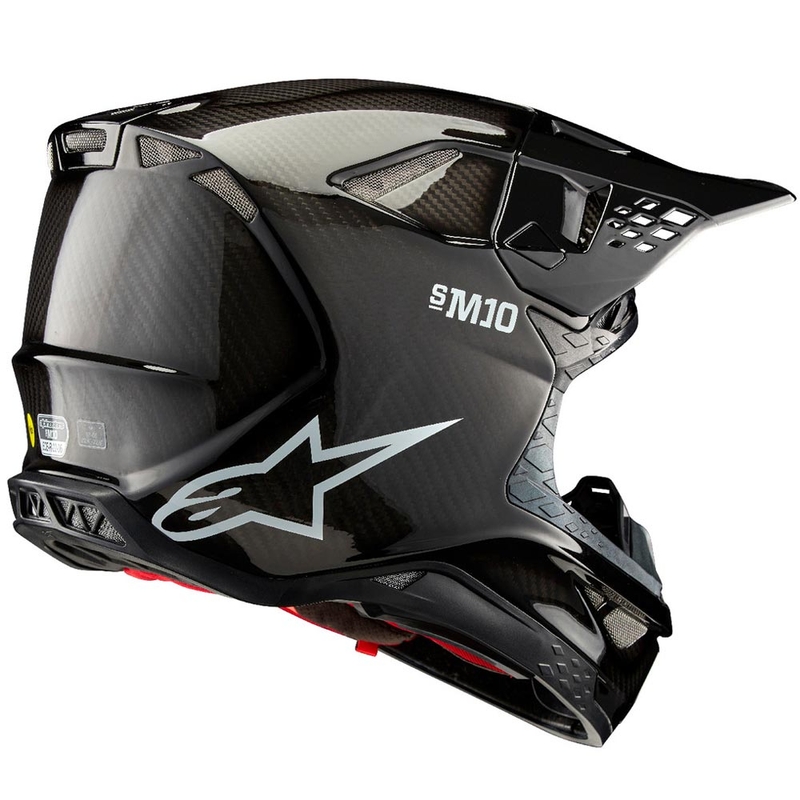 Alpinestars Supertech S-M10 Solid FIM2 motocrosshjelm, sort