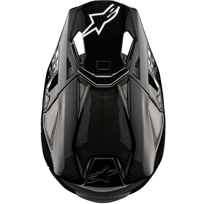 Alpinestars Supertech S-M10 Solid FIM2 motocrosshjelm, sort