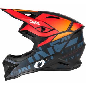 Motocross hjelm O'Neal 1SRS Voltixx mat sort-orange