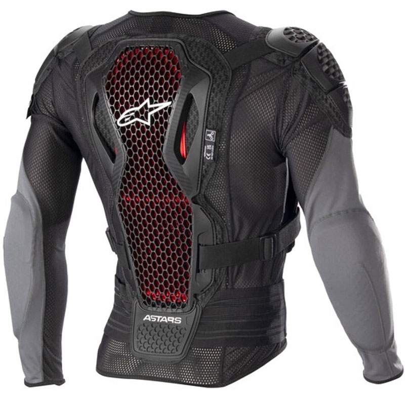 Alpinestars Bionic Plus 2 sort-grå-rød kropsbeskyttelse