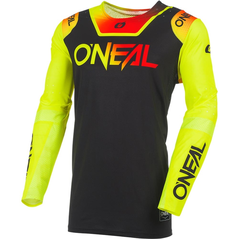 O'Neal Prodigy Five Six motocross trøje sort-fluo gul