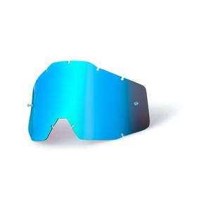 Blå forkromet plexi til børnebriller 100% Accuri/Strata