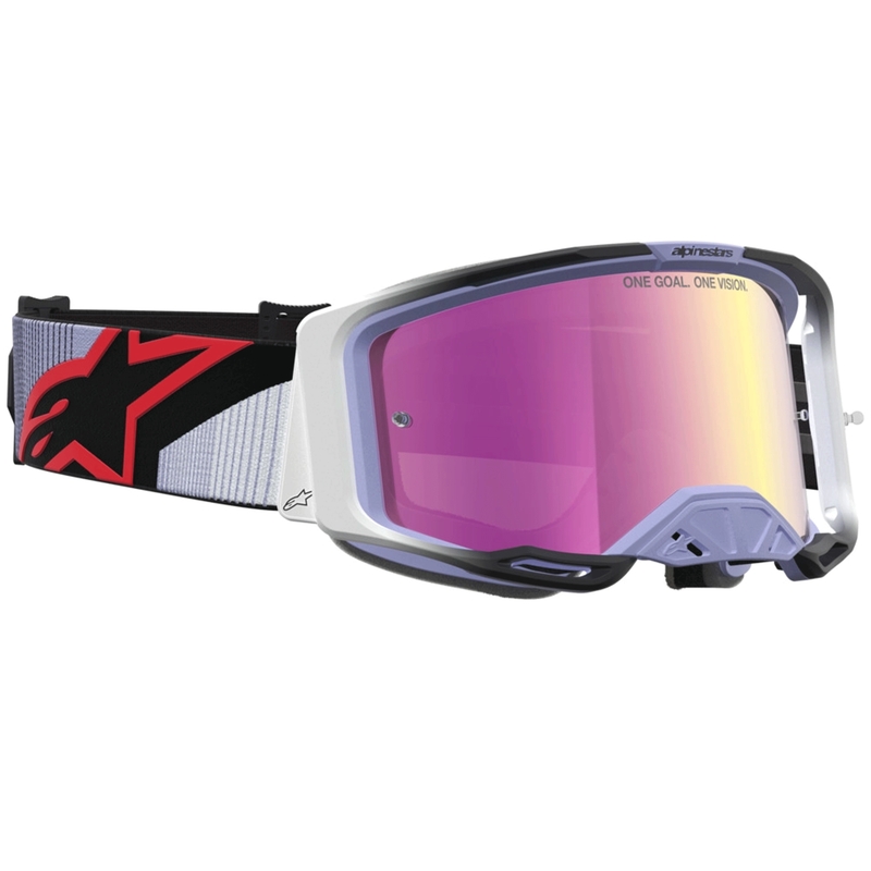 Alpinestars Vision 8 Maven motocrossbriller lavendel-sort