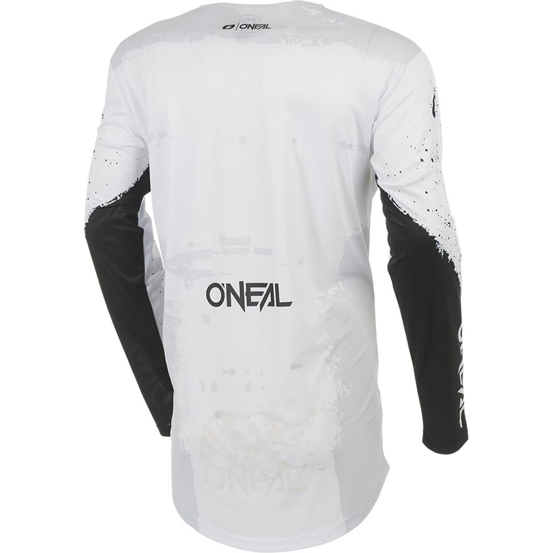 O'Neal Mayhem Paint motocross trøje hvid-sort