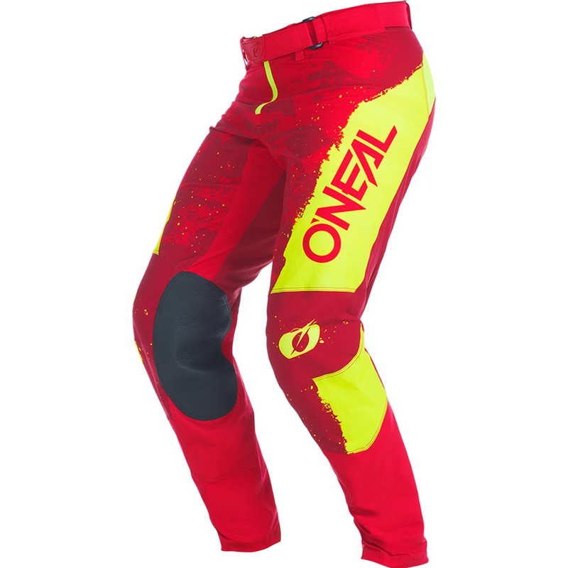 O'Neal Mayhem Paint Rød-Neon Gul Motocross Bukser
