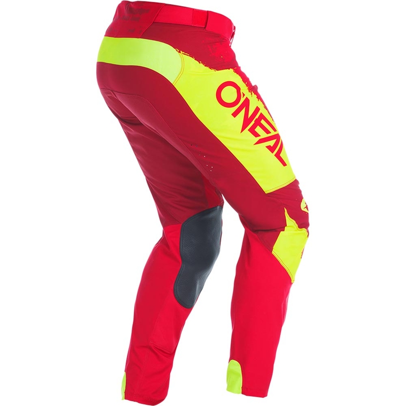O'Neal Mayhem Paint Rød-Neon Gul Motocross Bukser