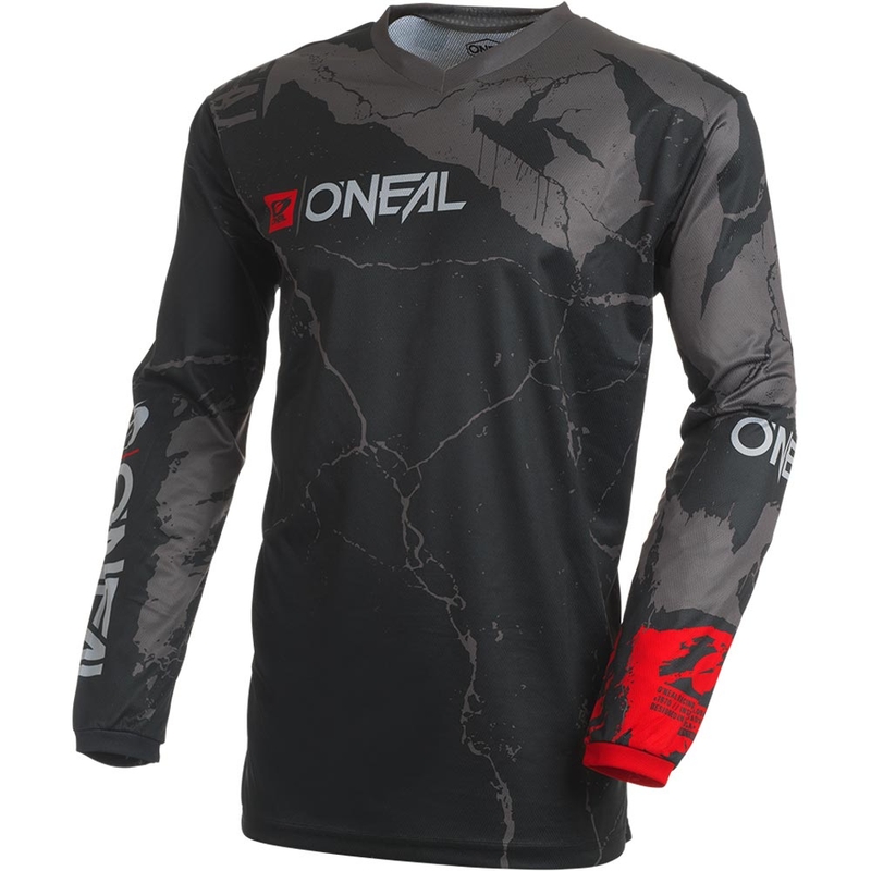 O'Neal Element Acid motocross trøje sort-grå