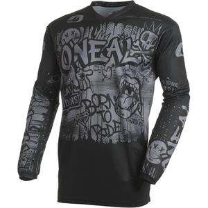 O'Neal Element Rancid motocross trøje sort-grå