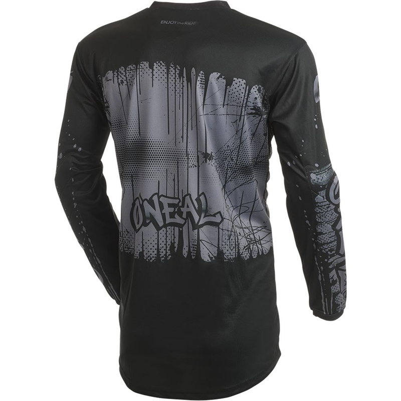O'Neal Element Rancid motocross trøje sort-grå
