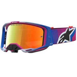 Alpinestars Vision 8 Maven motocrossbriller rød-sort