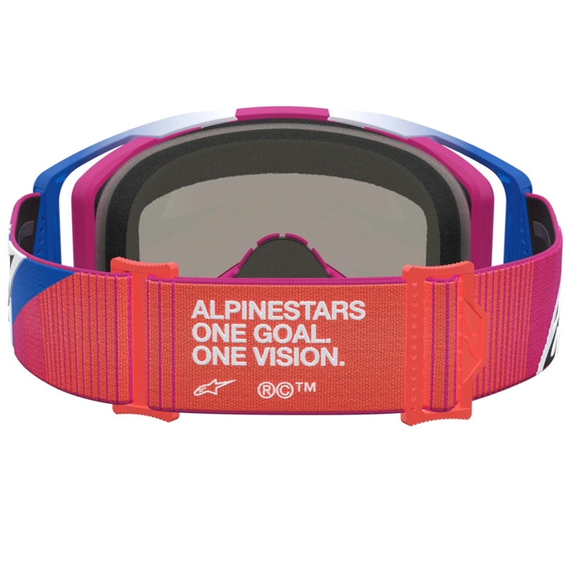 Alpinestars Vision 8 Maven motocrossbriller rød-sort