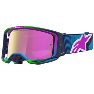 Alpinestars Vision 8 Maven blå-lilla motocrossbriller