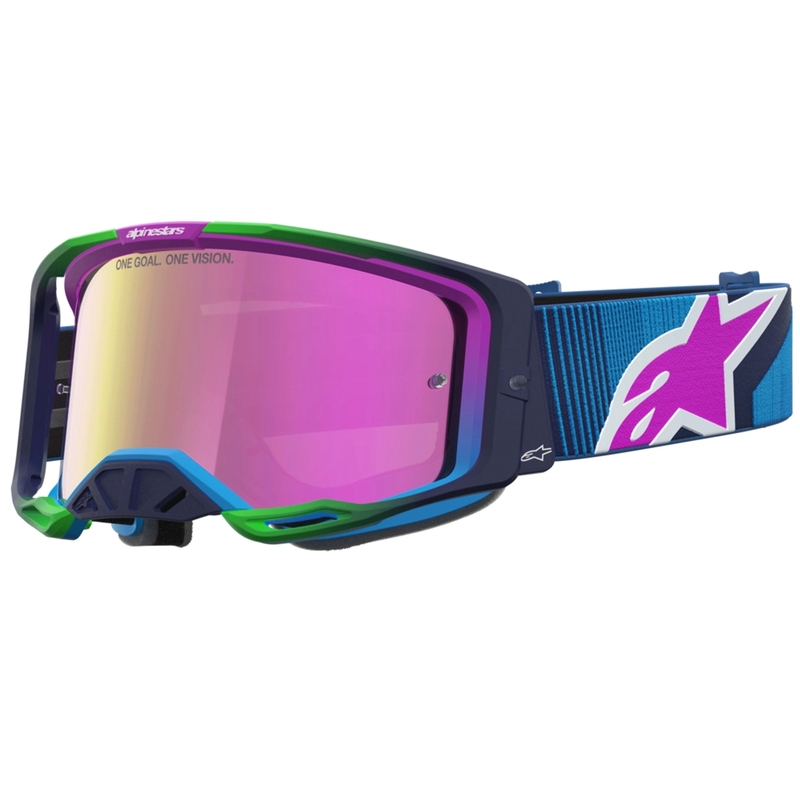 Alpinestars Vision 8 Maven blå-lilla motocrossbriller