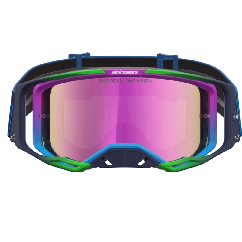 Alpinestars Vision 8 Maven blå-lilla motocrossbriller