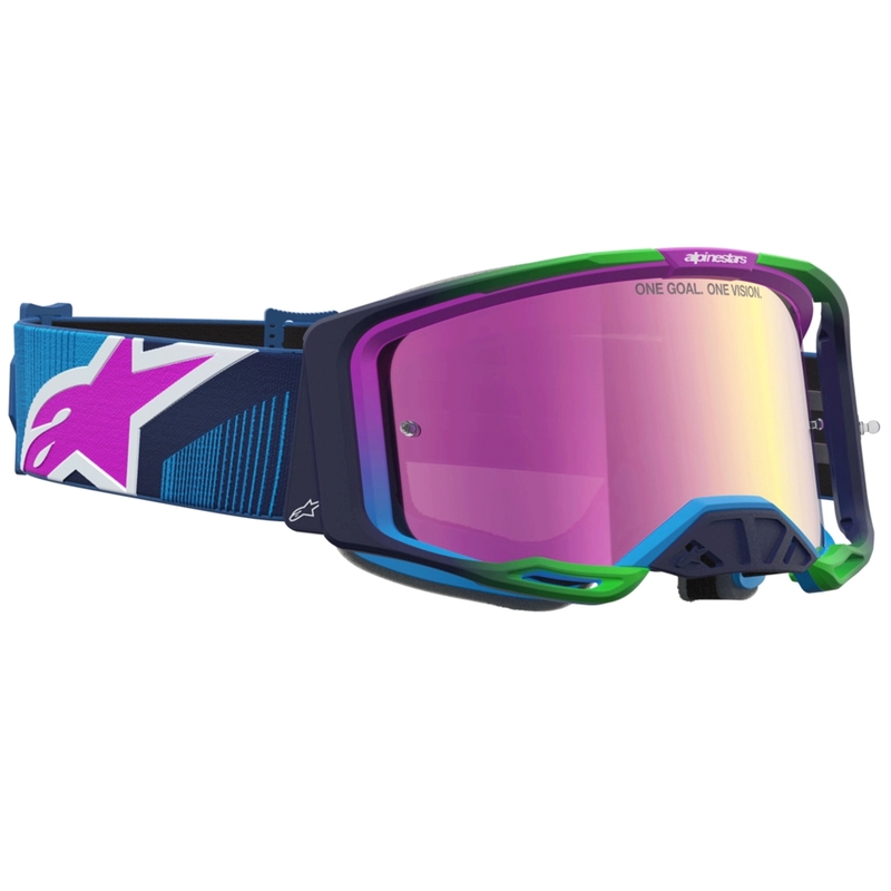 Alpinestars Vision 8 Maven blå-lilla motocrossbriller