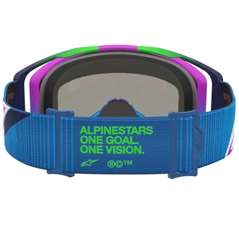 Alpinestars Vision 8 Maven blå-lilla motocrossbriller