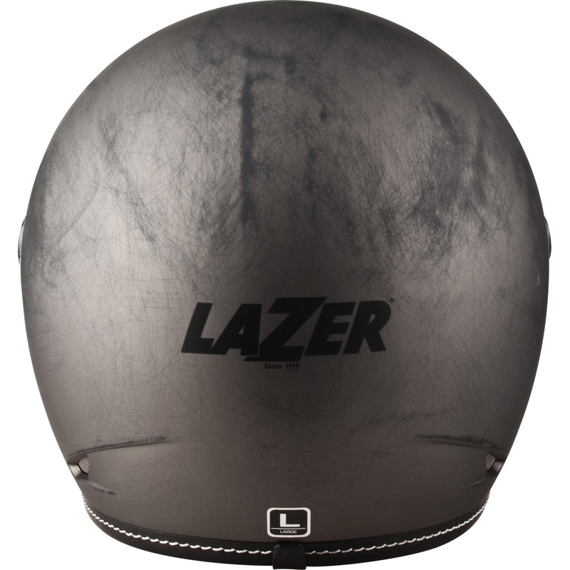 Integral motorcykelhjelm Lazer Oroshi Cafe Racer sort-brun udsalg