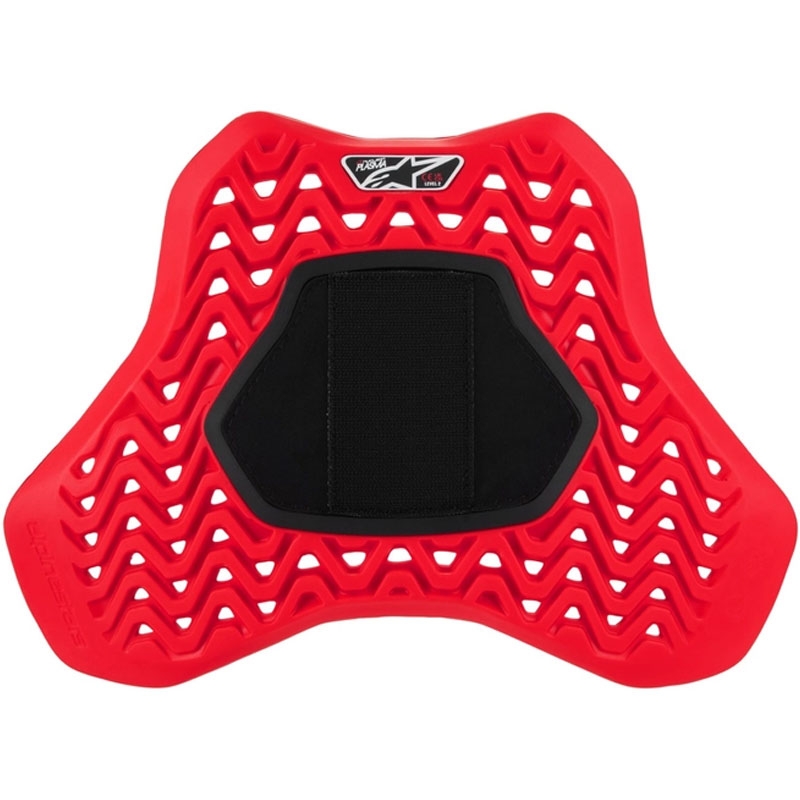 Alpinestars Nucleon Plasma Racing brystbeskytter med velcro rød og sort