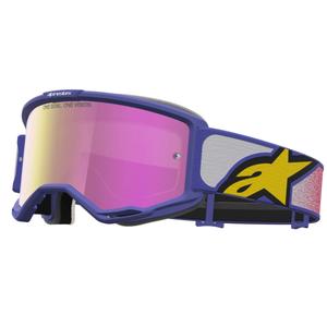 Alpinestars Vision 5 Drag motocrossbriller rød-lilla