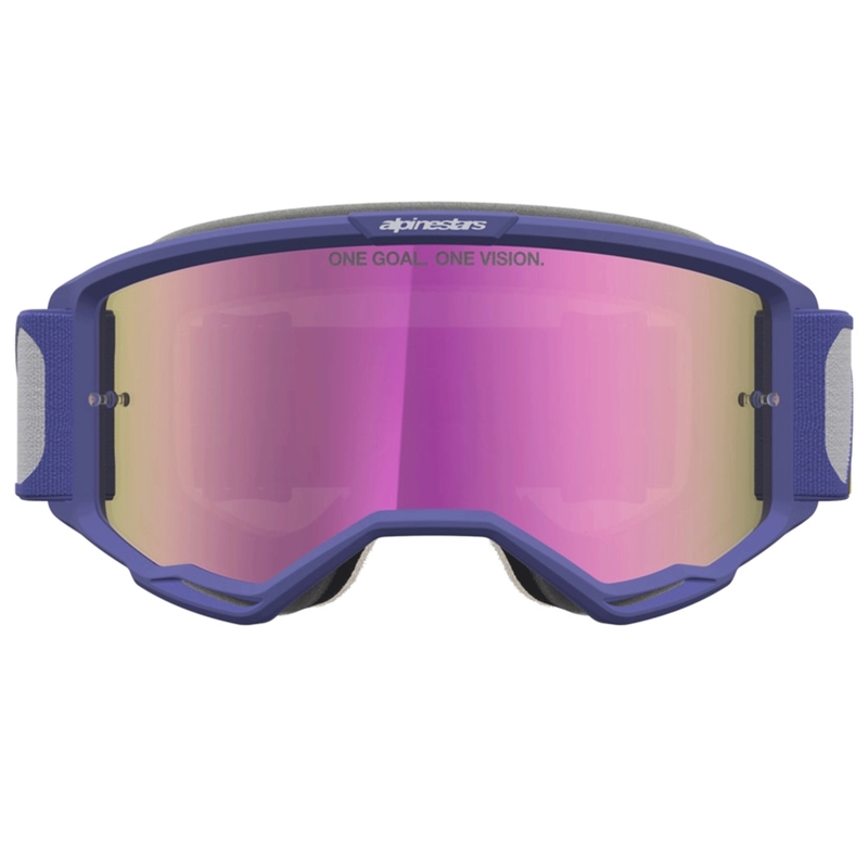 Alpinestars Vision 5 Drag motocrossbriller rød-lilla