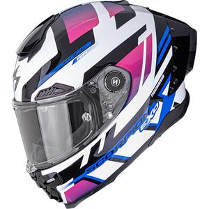 Scorpion EXO-RACE Air Carbon Fury integralhjelm hvid-pink-blå